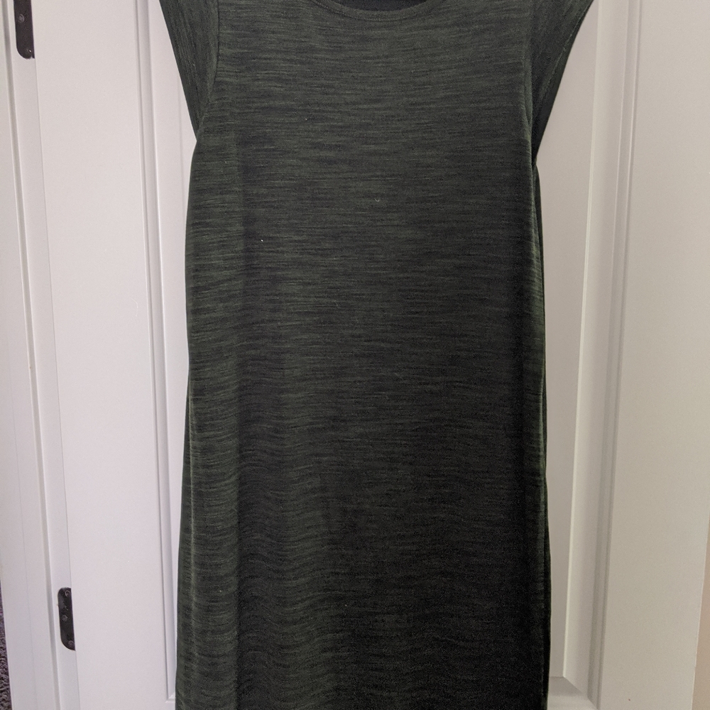 Apt 9 dark green cotton dress